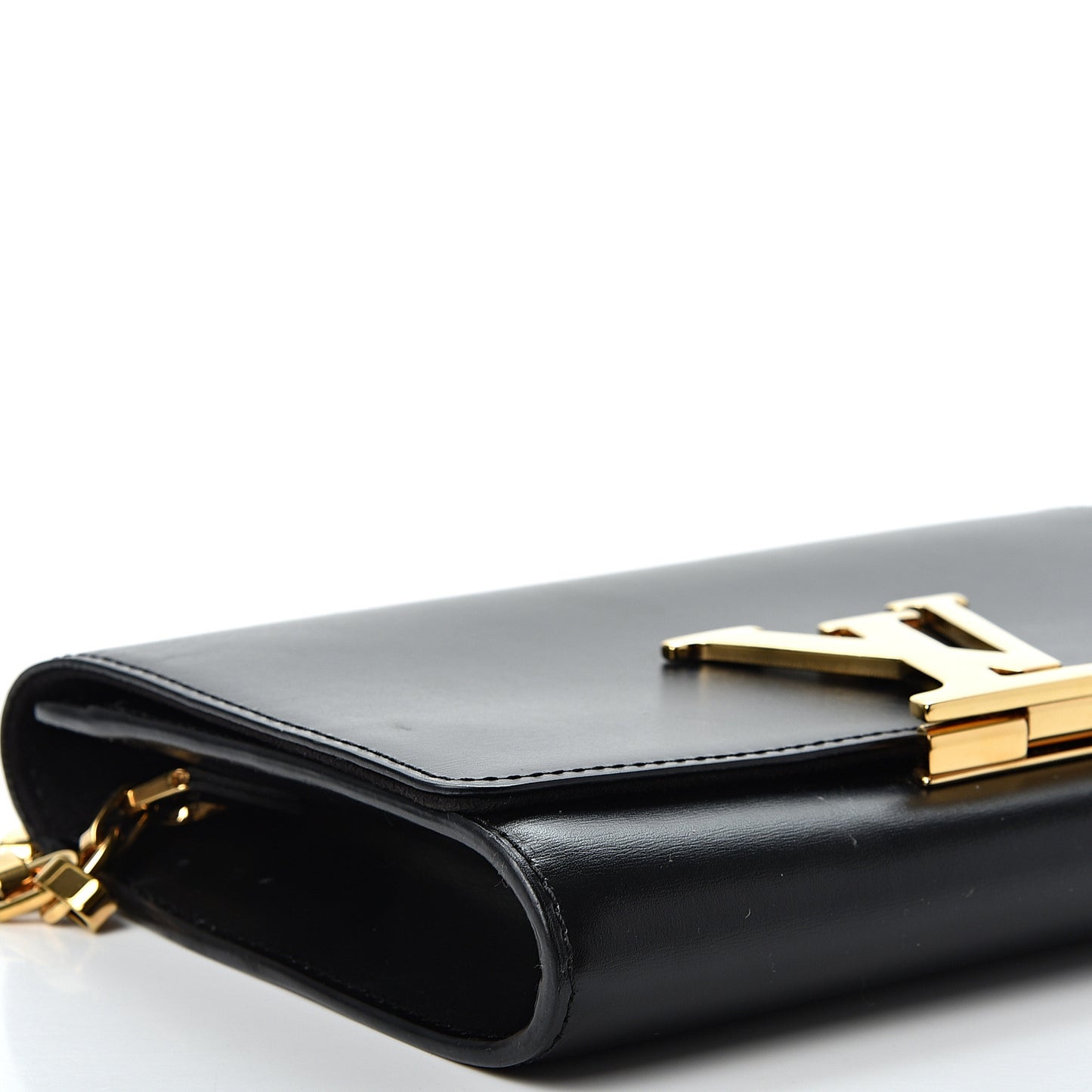 Calfskin Chain Louise MM Black
