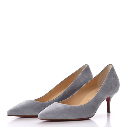 Christian Louboutin Veau Velours So Kate 55 Pumps 35 Light Blue 2 of 8