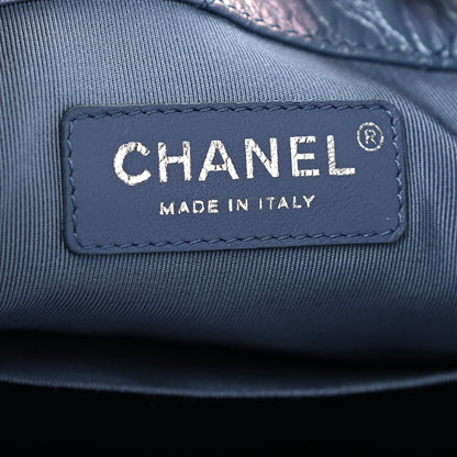 Chanel Iridescent Lambskin Calfskin Quilted Gabrielle Backpack Light Purple 6 of 10