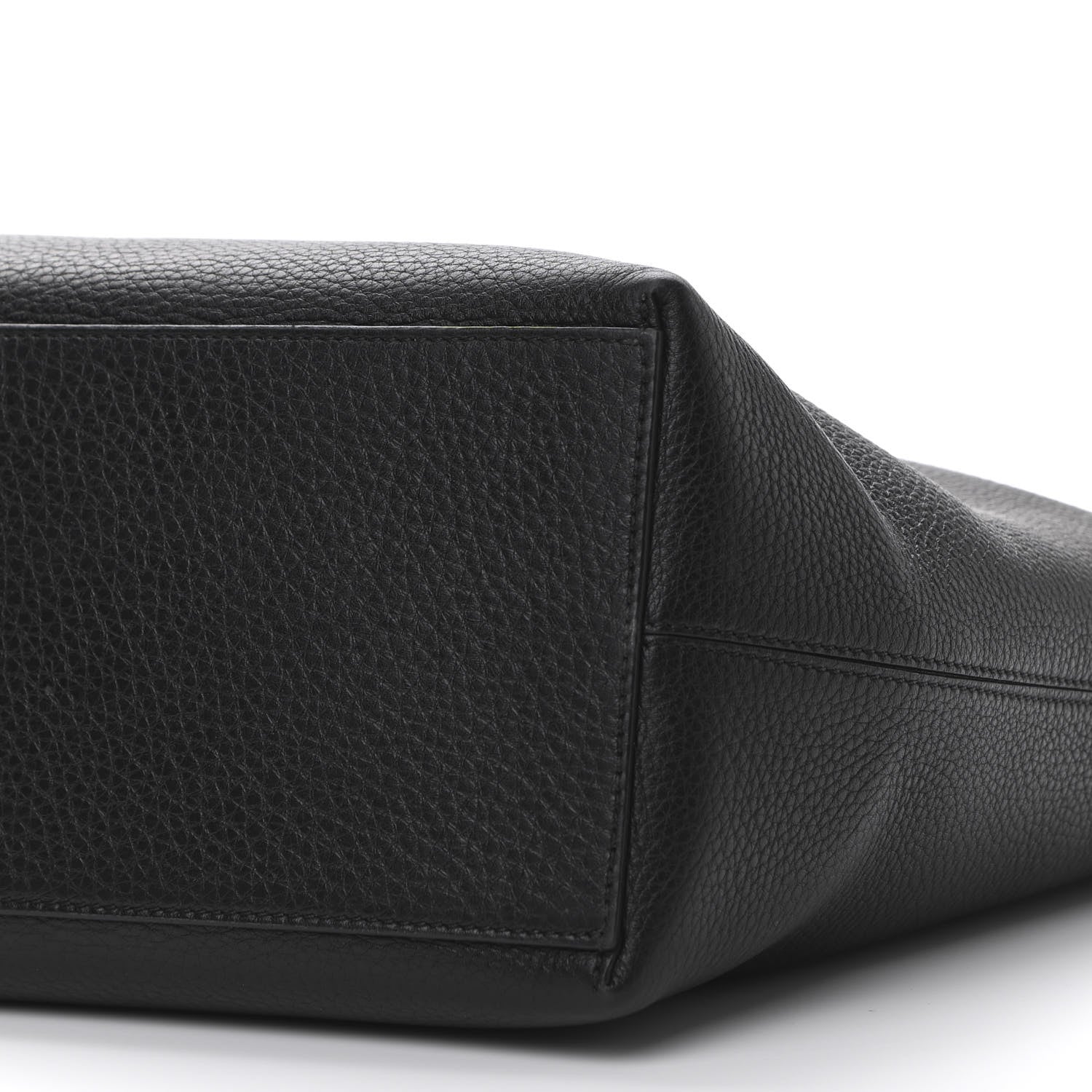 Valentino Garavani Grained Calfskin Rockstud Shoulder Tote Black 9 of 11