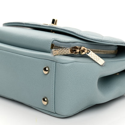 Chanel Caviar Quilted Medium Business Affinity Flap Light Blue 6 of 11