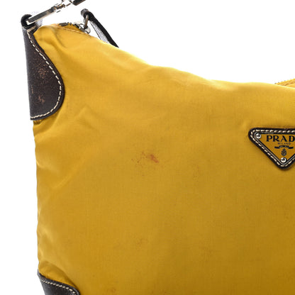 Prada Nylon Hobo Yellow 5 of 5