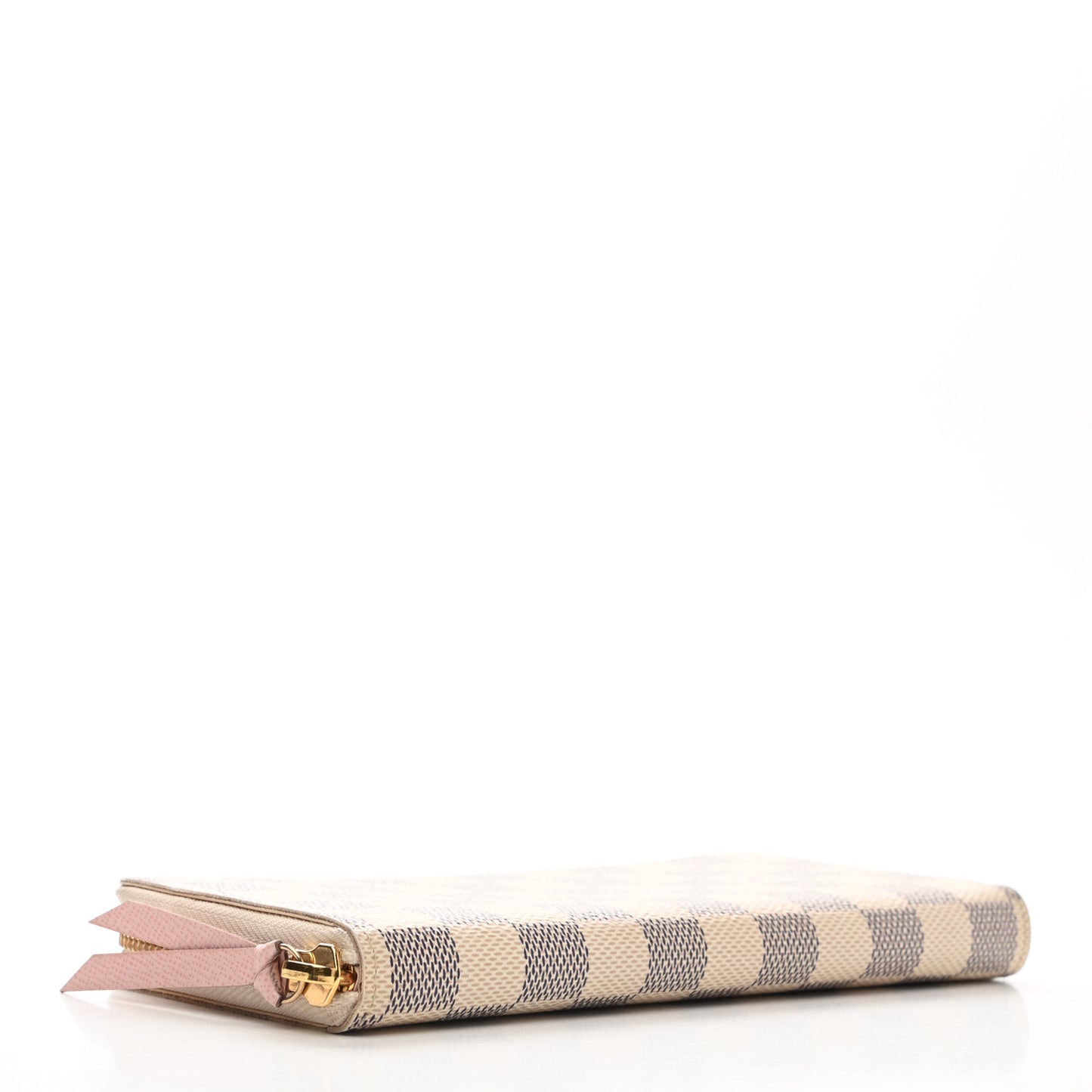 Damier Azur Clemence Wallet Rose Ballerine