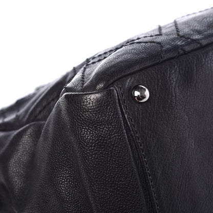 Chanel Calfskin Small Diamond Stitch Tote Black 9 of 10