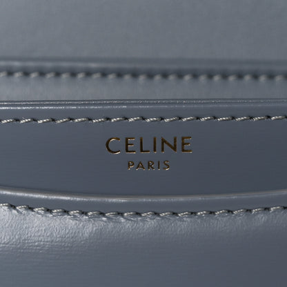Celine Shiny Calfskin Teen Besace Blue Grey 6 of 9