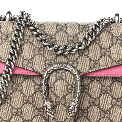Gucci GG Supreme Monogram Mini Dionysus Shoulder Bag Pink 8 of 9