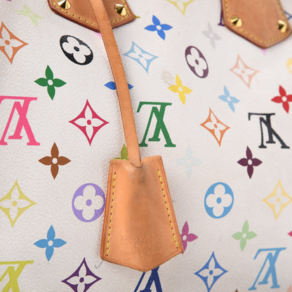 Louis Vuitton Monogram Multicolor Speedy 30 White 10 of 18