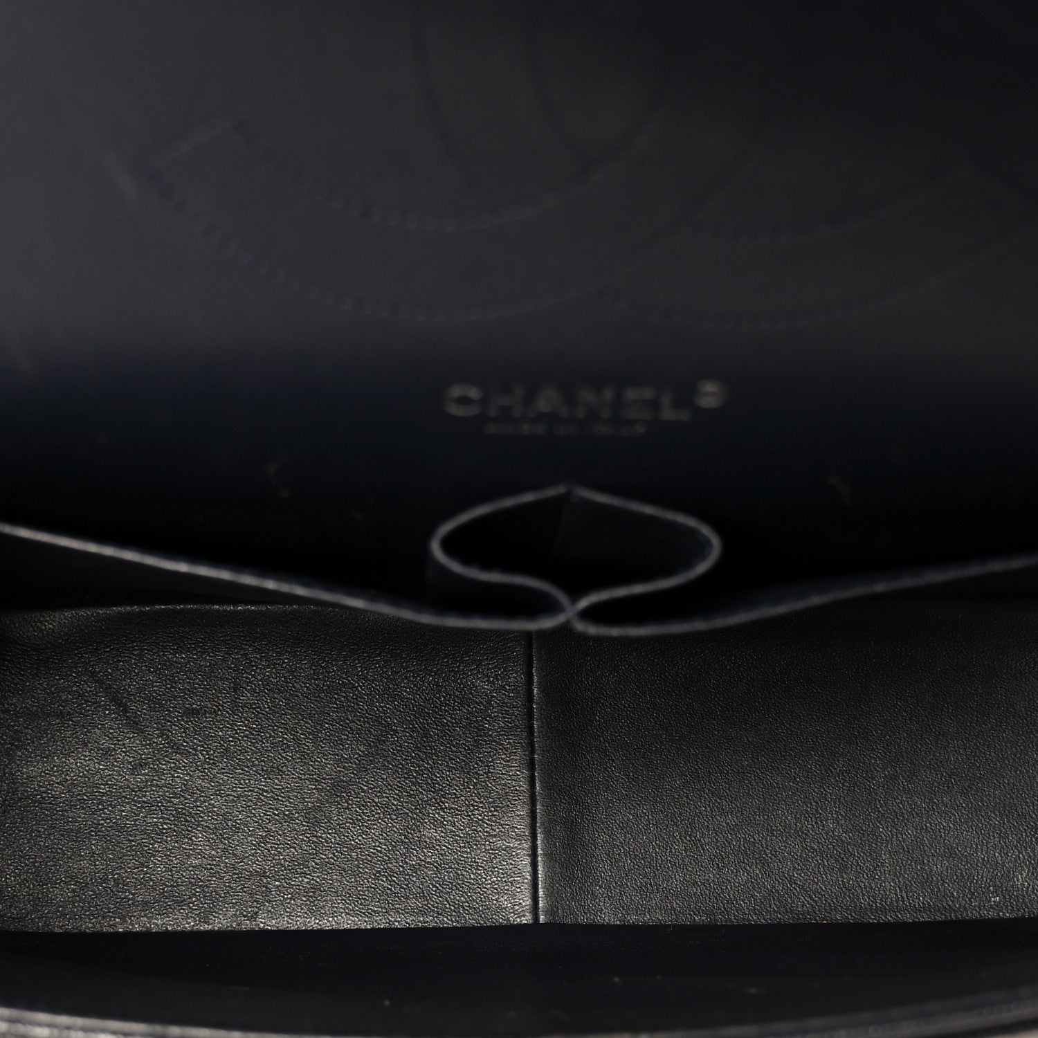 Chanel Caviar Quilted Jumbo Double Flap Navy Blue 5 of 11