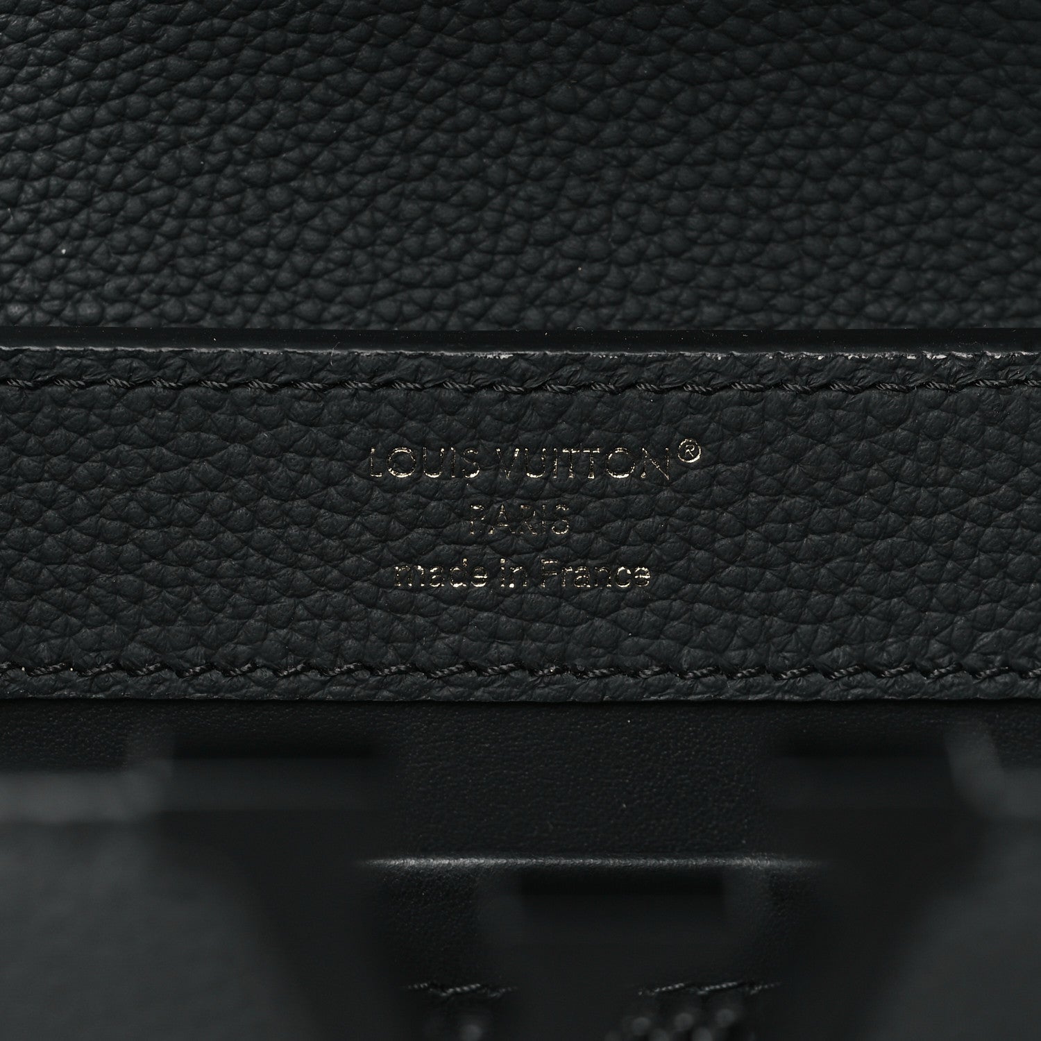 Louis Vuitton Taurillon Capucines East West Mini All Black 6 of 9