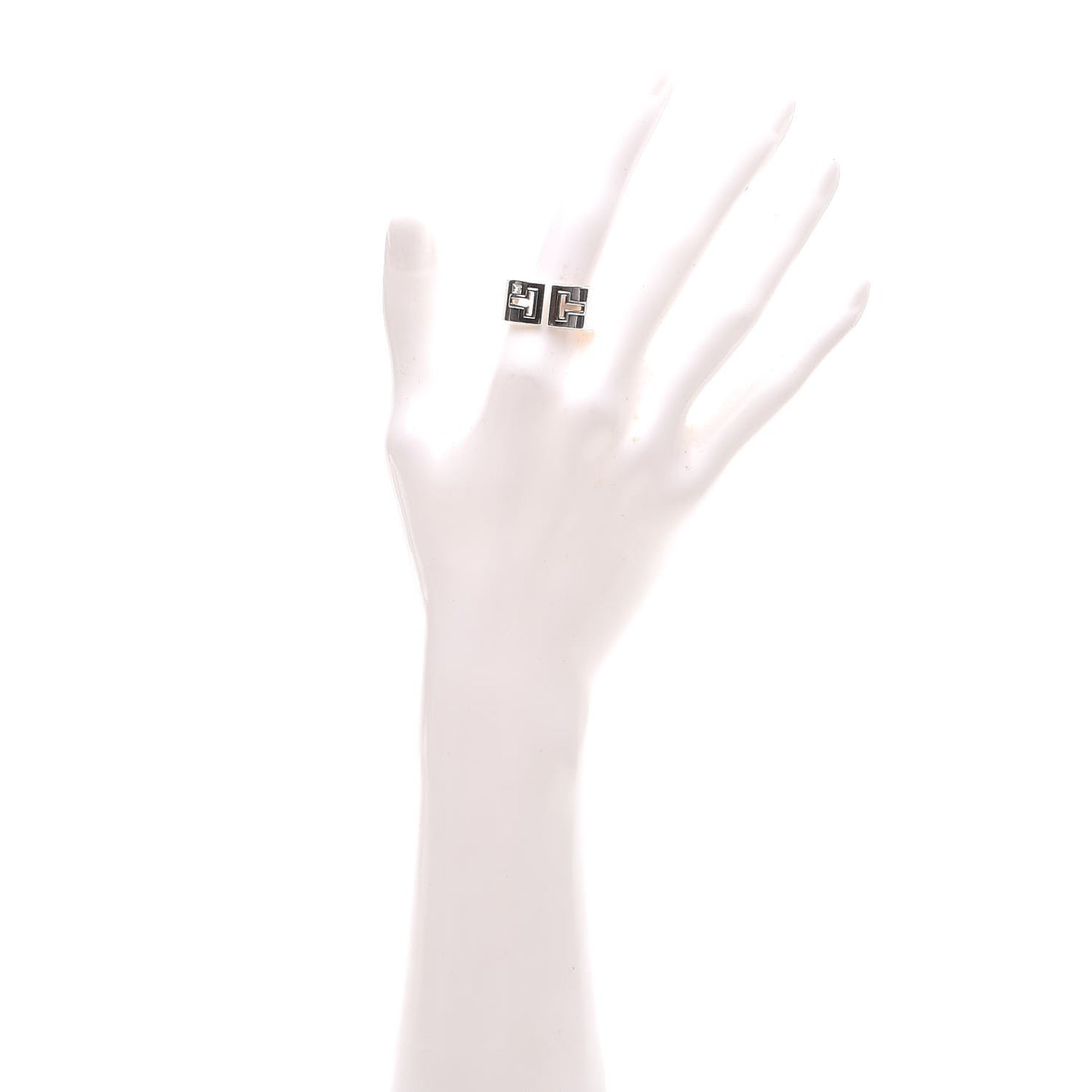 Sterling Silver T Cutout Ring 60 9