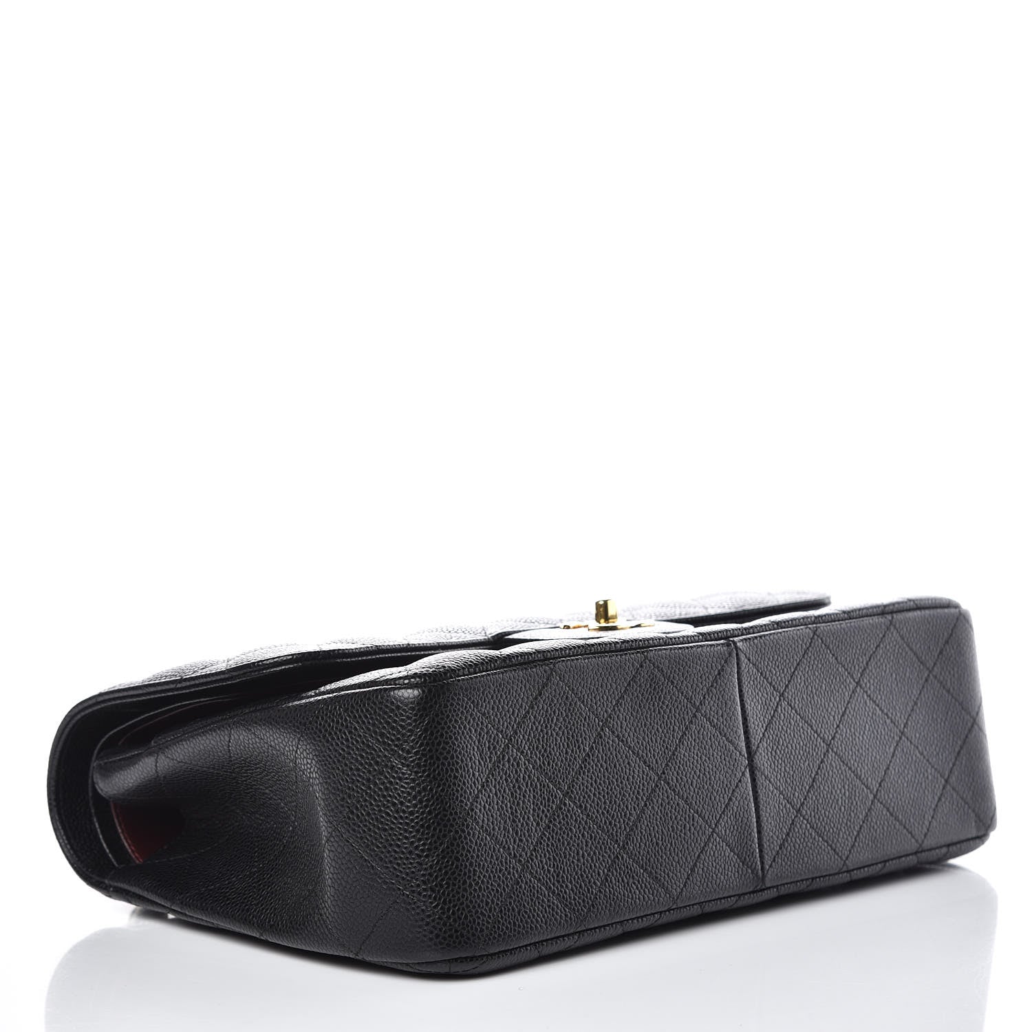 Chanel Caviar Quilted Jumbo Double Flap Black 4 of 9