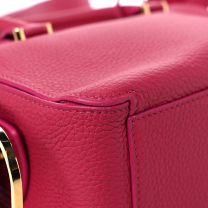 Delvaux Taurillon Soft Mini Cool Box Satchel FRAMBOISE 8 of 13