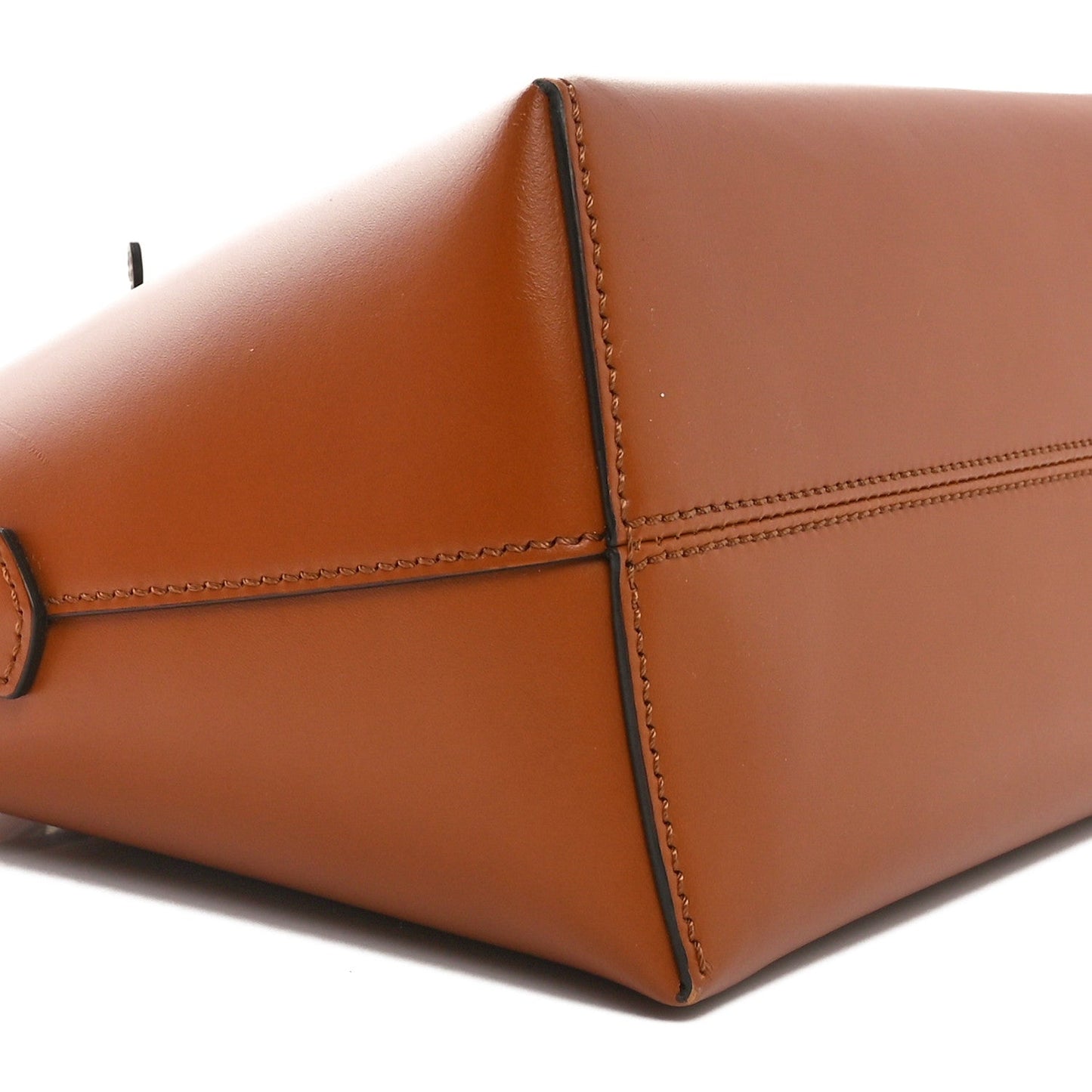 Vitello King Logo Embossed Medium By The Way Boston Bag Cuoio