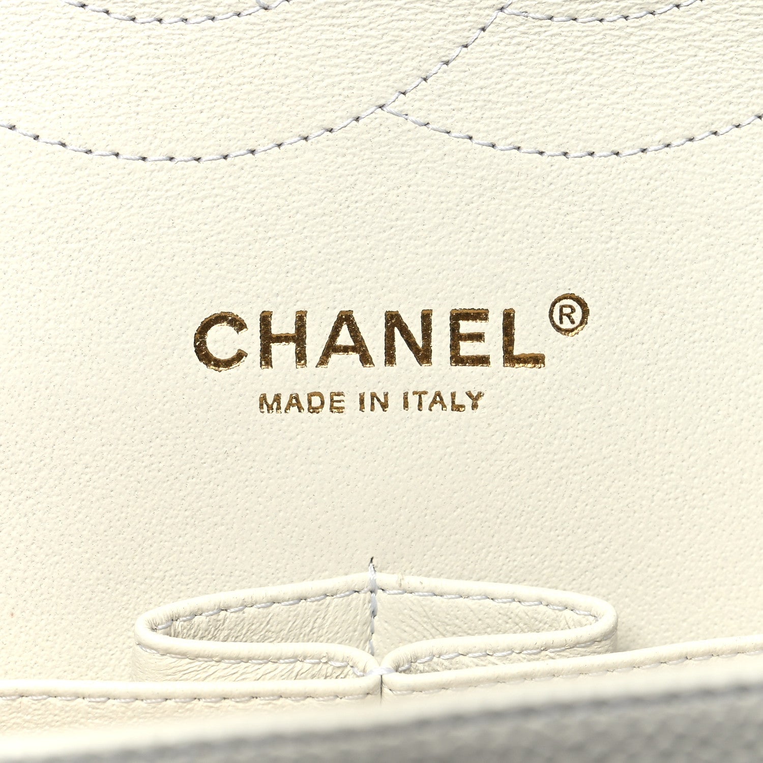 Chanel Caviar Quilted Jumbo Double Flap White 6 of 10