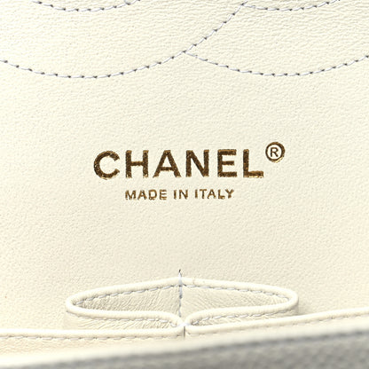 Chanel Caviar Quilted Jumbo Double Flap White 6 of 10