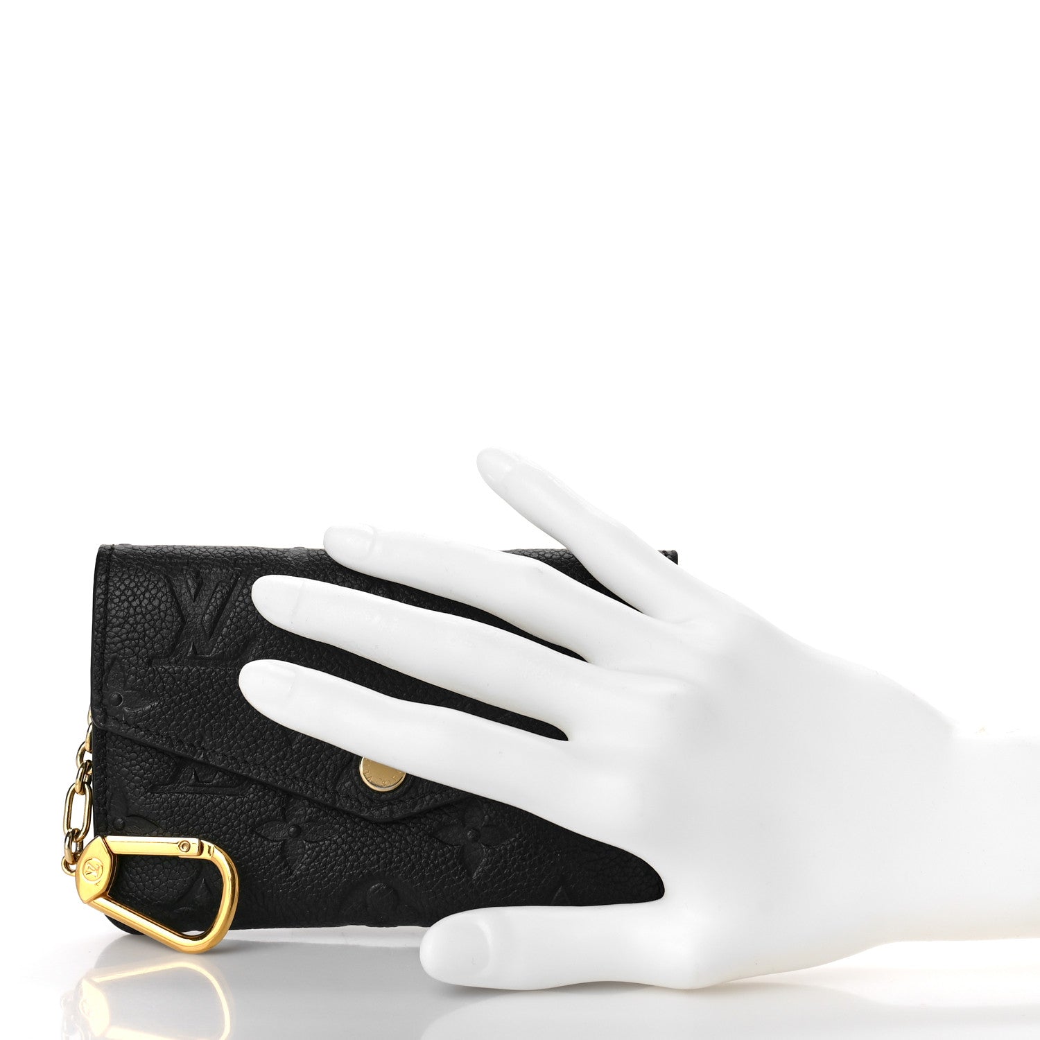 Louis Vuitton Empreinte Key Pouch Black 2 of 9