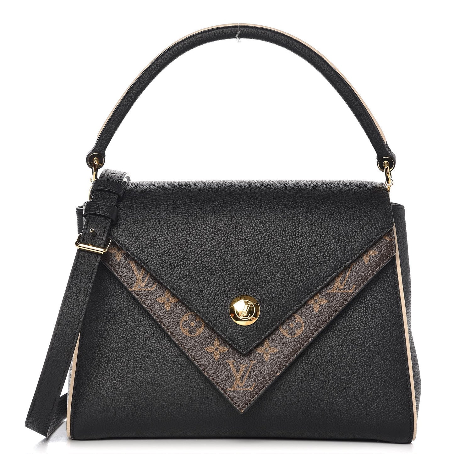 Monogram Double V Black