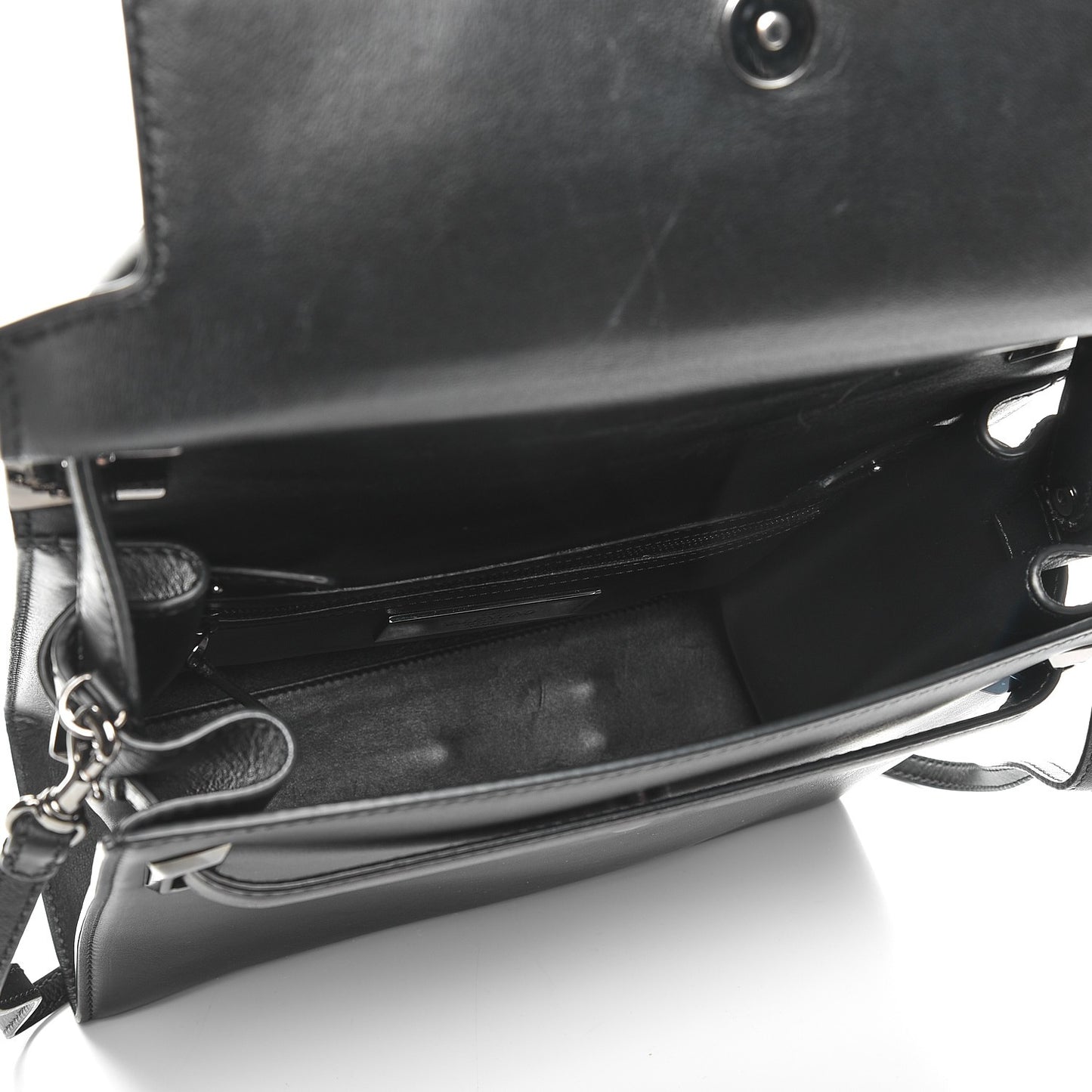Calfskin Medium My Rockstud Frame Bag Black