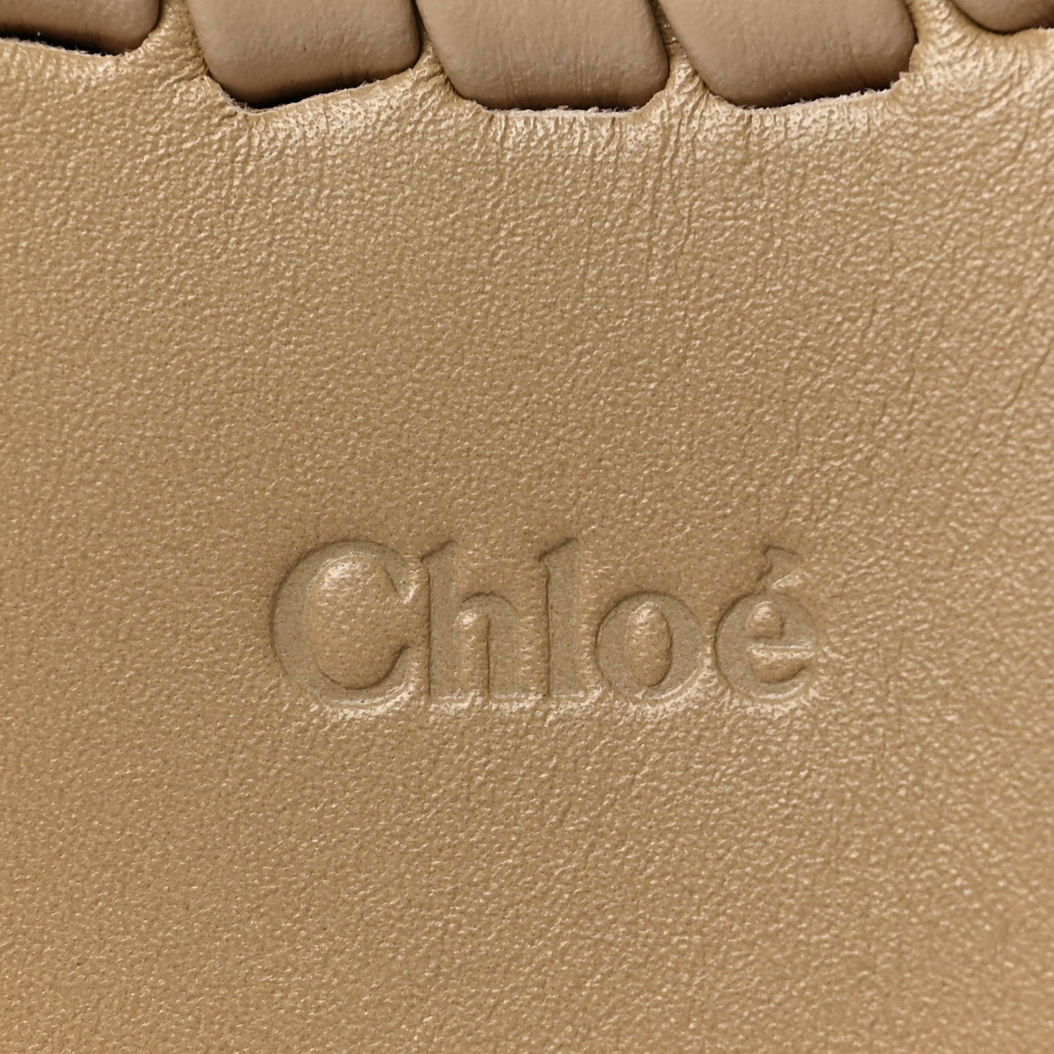 Chloe Calfskin Small Mony Tote Argil Brown 7 of 9