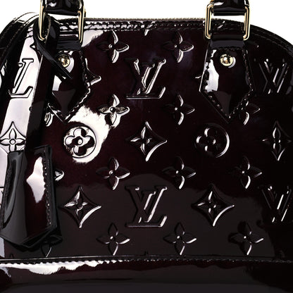 Louis Vuitton Vernis Alma BB Amarante 8 of 10