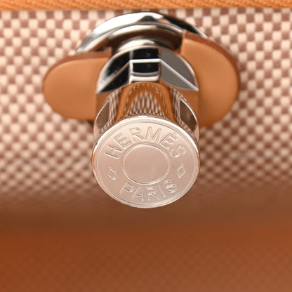 Hermes Vache Hunter Criss Viking Herbag Zip Retourne 31 PM Ecru Beige Naturel 8 of 13