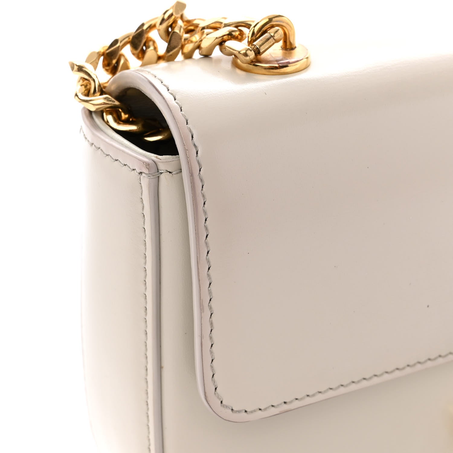 Celine Shiny Calfskin Triomphe Chain Shoulder Bag 12 of 12