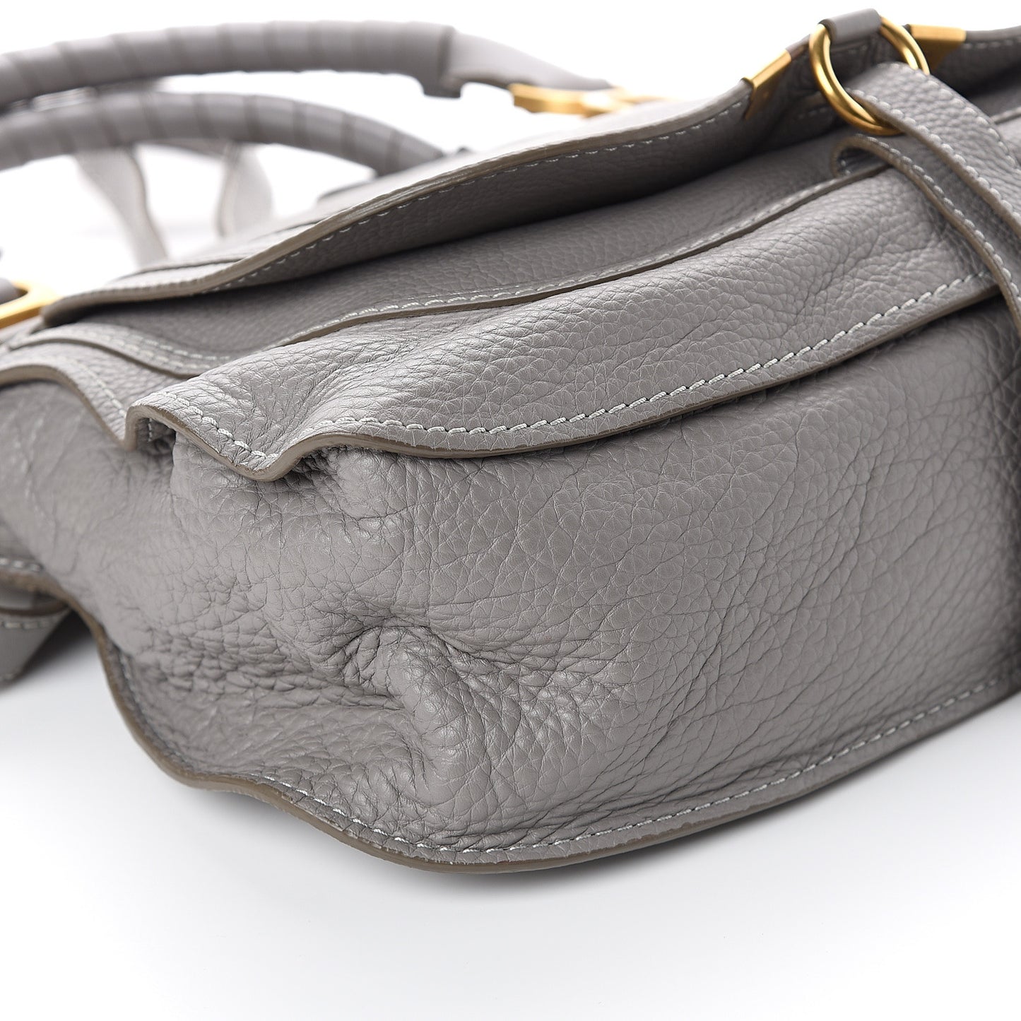 Calfskin Medium Marcie Satchel Cashmere Grey