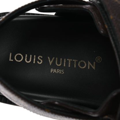 Louis Vuitton Monogram LV Sunset Comfort Flat Sandals 37 Cacao Brown 10 of 16