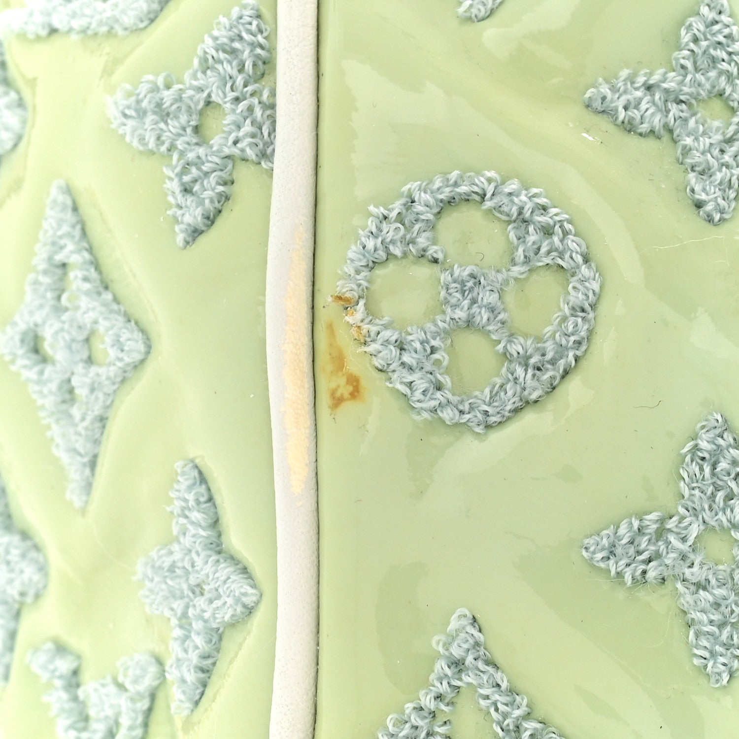 Louis Vuitton Monogram Bouclettes Speedy Round Mint 10 of 11
