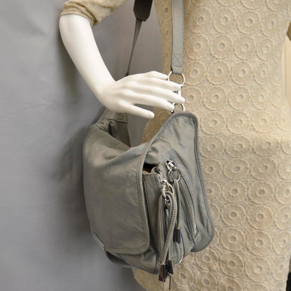 Alexander Wang Leather Iris Messenger Bag Grey 2 of 8