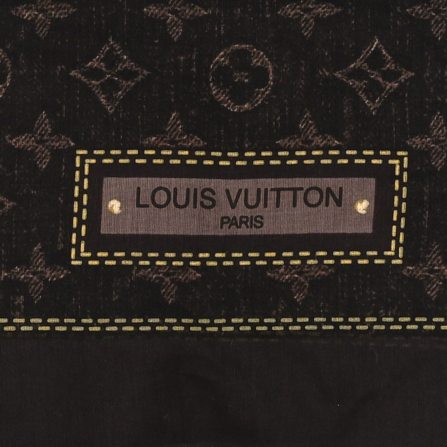 Louis Vuitton Cotton Denim Monogram Scarf Ebene 3 of 3