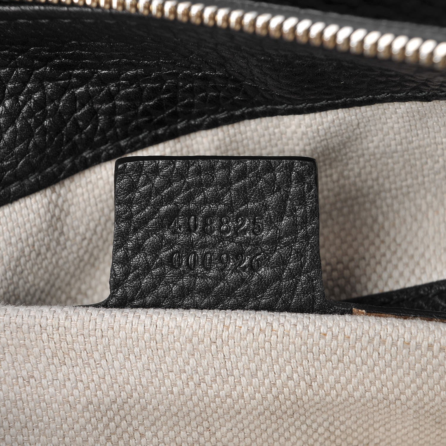 Gucci Pebbled Calfskin Large Soho Hobo Black 8 of 8
