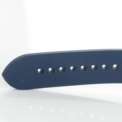 Louis Vuitton Stainless Steel Rubber Diamond 34mm Tambour Lovely Cup Quartz Watch Blue 12 of 12