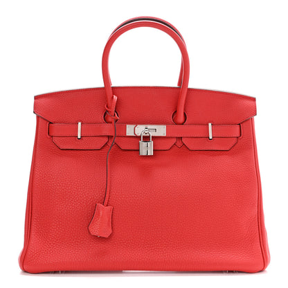 Hermes Togo Birkin 35 Rouge Tomate 1 of 12