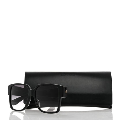 Saint Laurent Square SL M9 Sunglasses Black 7 of 7