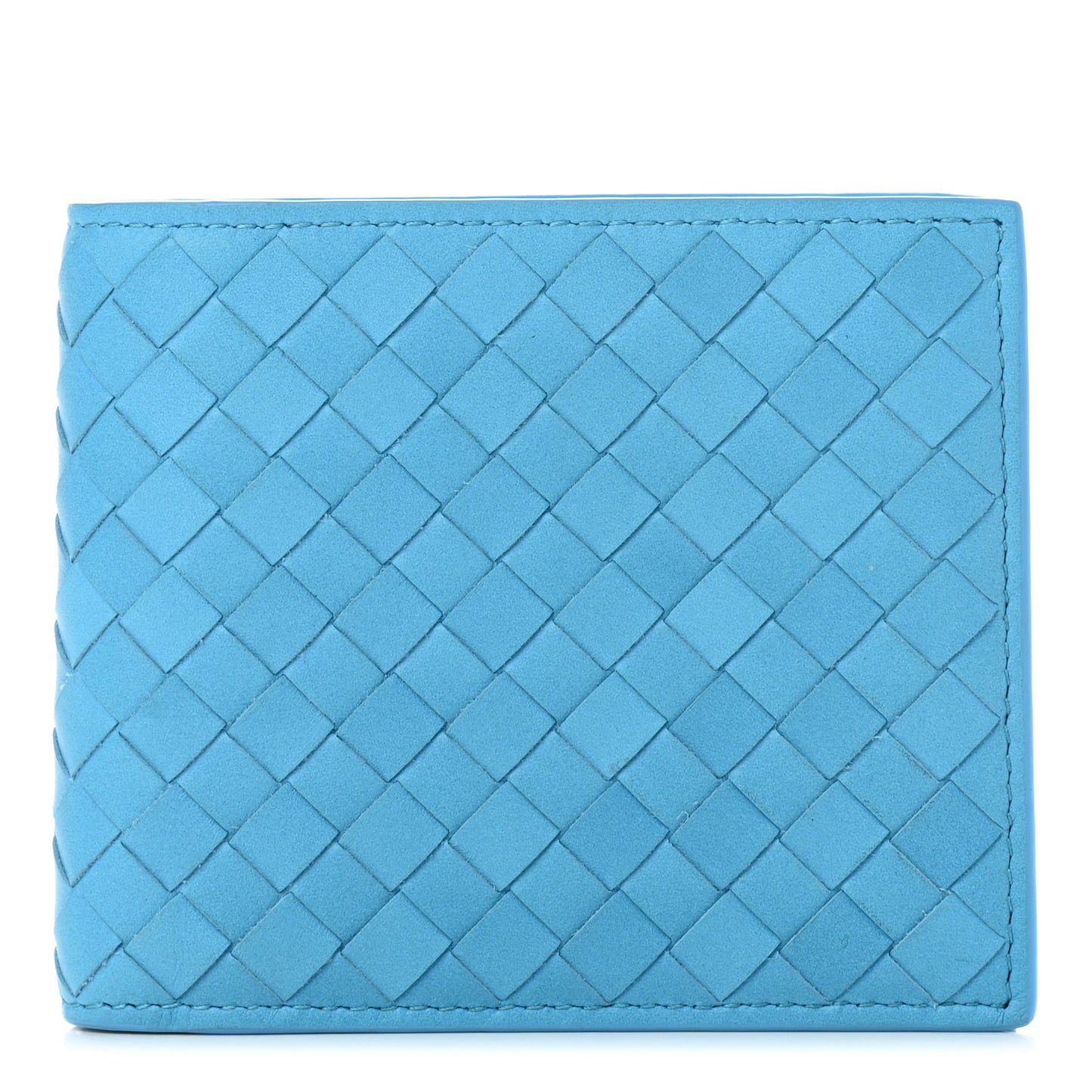Nappa Intrecciato Bifold Wallet Sky Blue