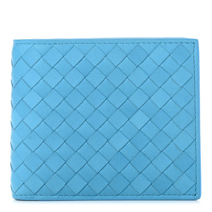 Bottega Veneta Nappa Intrecciato Bifold Wallet Sky Blue 1 of 10