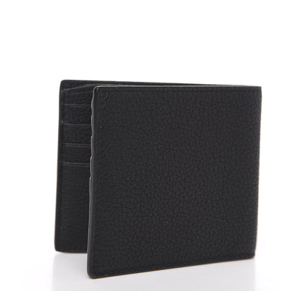 Gucci Cripto Calfskin Logo Bi-Fold Wallet Black Grege 2 of 6