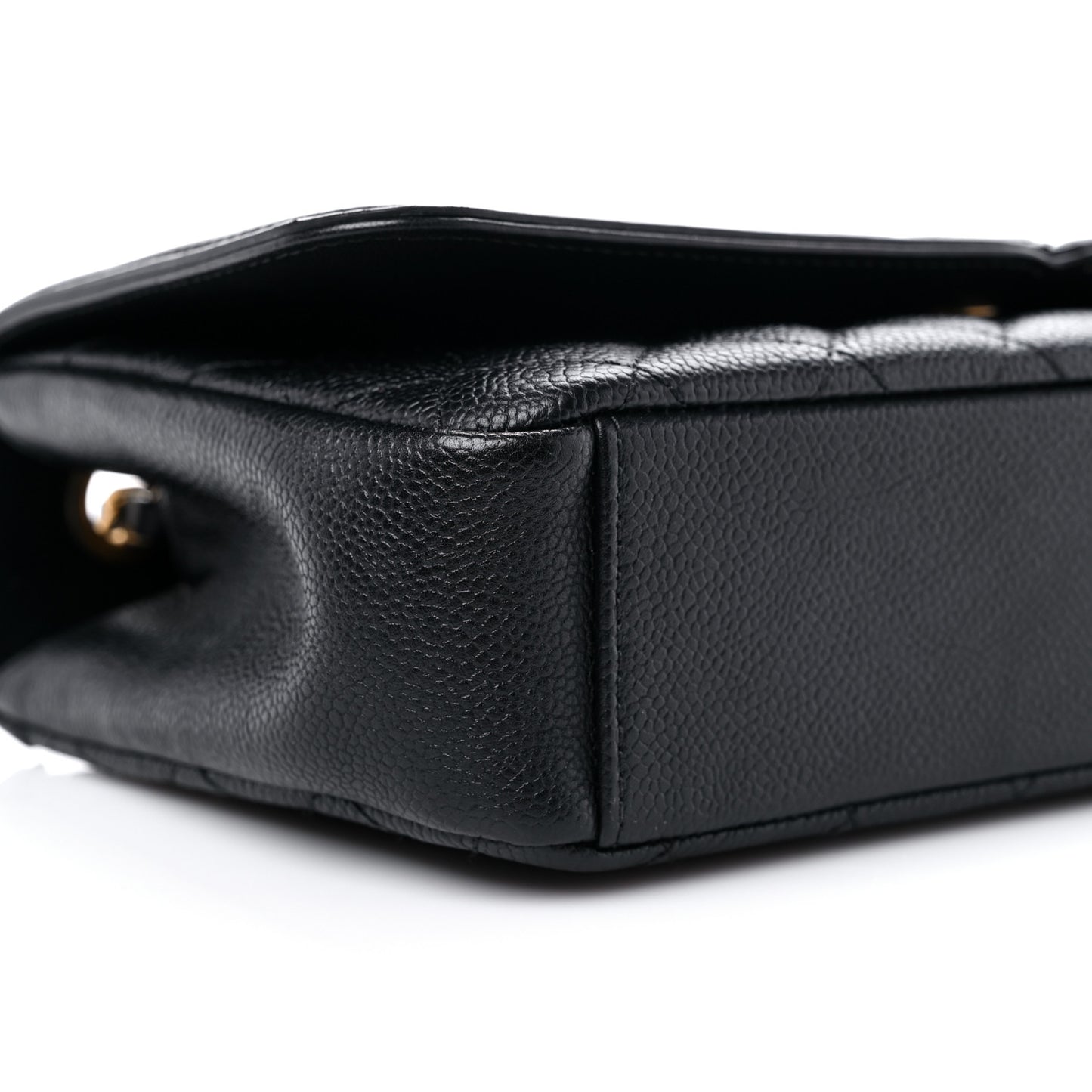 Caviar Quilted Medium CC Filigree Flap Black