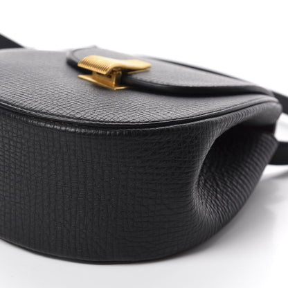 Bottega Veneta Palmellato Calfskin Rounded Belt Bag Black 7 of 8