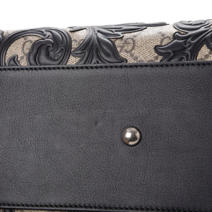 Gucci GG Supreme Monogram Arabesque Small Boston Black 15 of 15