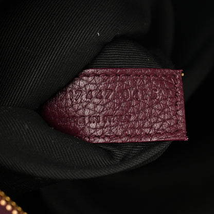 Saint Laurent Grained Calfskin Small Supple Sac De Jour Rouge Cabernet 7 of 13