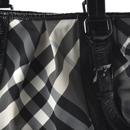Burberry Nylon Beat Check Lowry Black 9 of 9