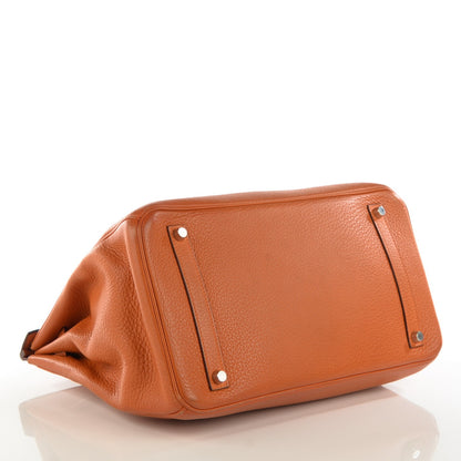 Hermes Taurillon Clemence Birkin 35 Potiron 4 of 21