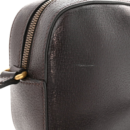 Gucci Textured Calfskin Web Small Webby Bee Shoulder Bag Brown Coffee 13 of 18