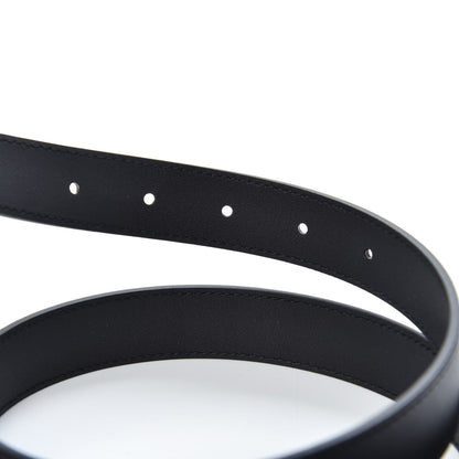 Gucci Calfskin Crystal Double G 30mm Belt 85 34 Black 3 of 4