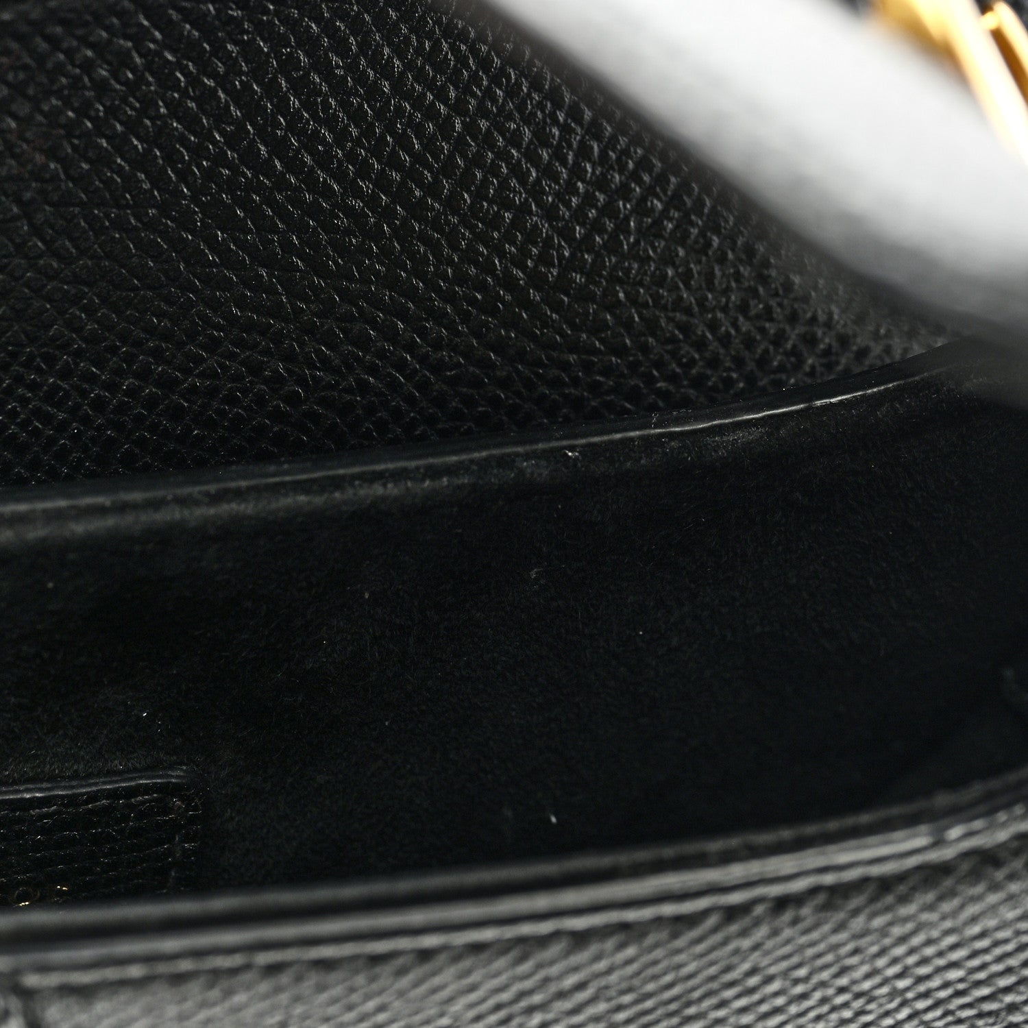 Christian Dior Grained Calfskin Mini Saddle Bag Black 10 of 11