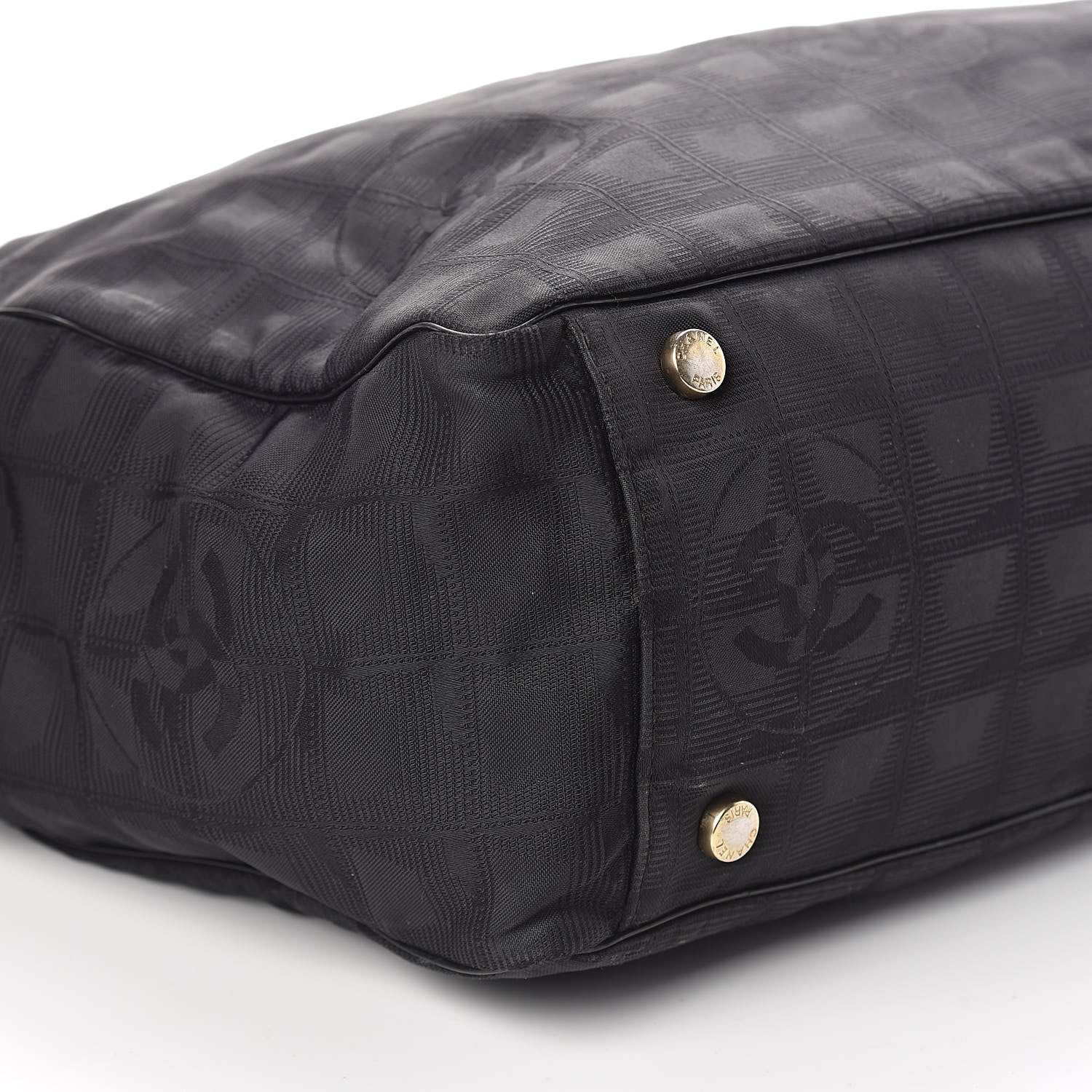 Chanel Nylon Large Travel Tote Black 8 of 13