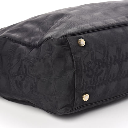 Chanel Nylon Large Travel Tote Black 8 of 13