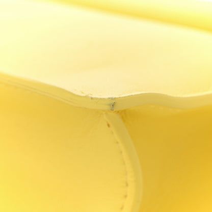 Jacquemus Smooth Calfskin La Petite Pochette Rond Carre Yellow 12 of 13